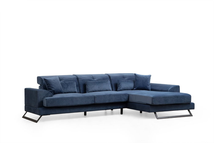 Atelier Del Sofa Frido Right (L3+Chl) - Azul Marino Atelier Del Sofa Frido Right (L3+Chl) - Azul Marino